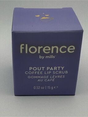 Florence by Mills Pout Party Coffee Lip Scrub - Purple